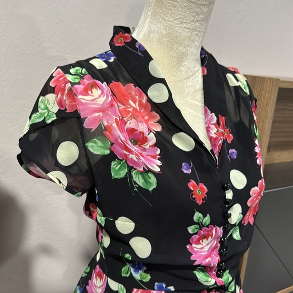 Hell bunny floral vintage style dress - Picture 5 of 8